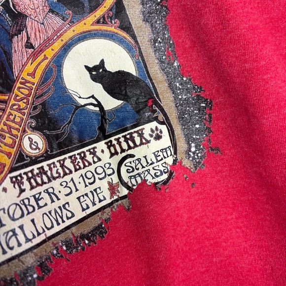 HOCUS POCUS The Sanderson Sisters Crewneck Sweatshirt Hanes Red Halloween Small - Picture 5 of 7